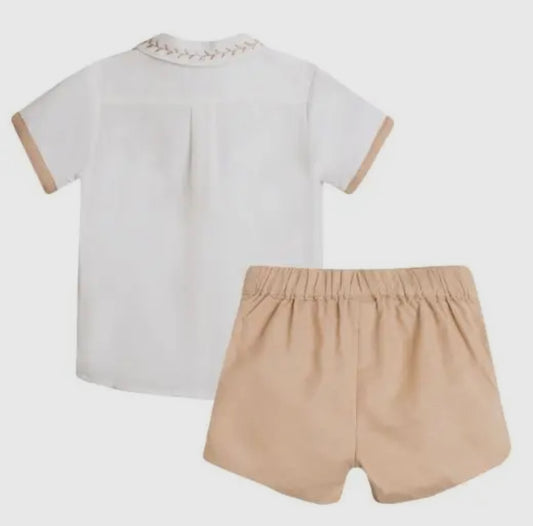Beige boy set