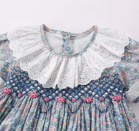 Handmade Smocking
Floral Dress