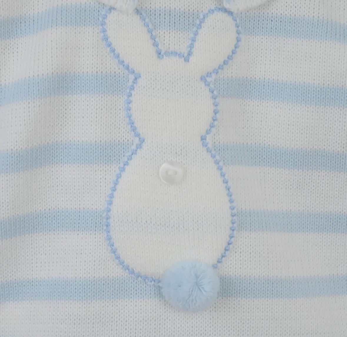 Bunny Shorts Set White/Blue