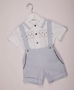 Baby boy smocked set