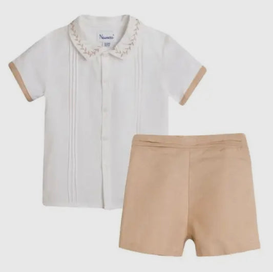 Beige boy set
