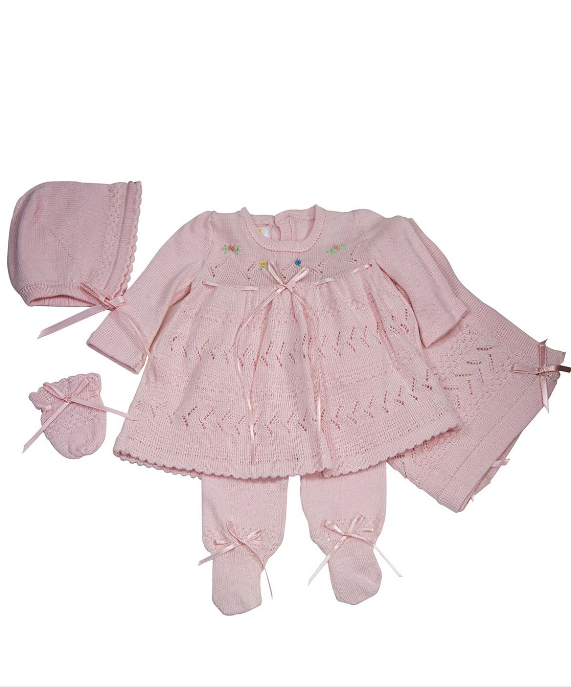 Victoria knitted set with Blanket