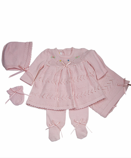 Victoria knitted set with Blanket