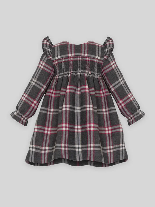 Long sleeve plaid dress