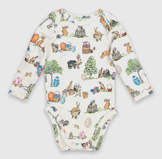 Long Sleeve Bodysuit - Egg Hunt