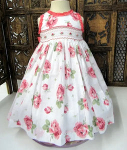 Rose Smocked Dress