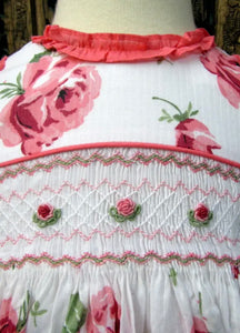 Rose Smocked Dress