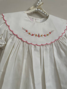 Smocked detail dress