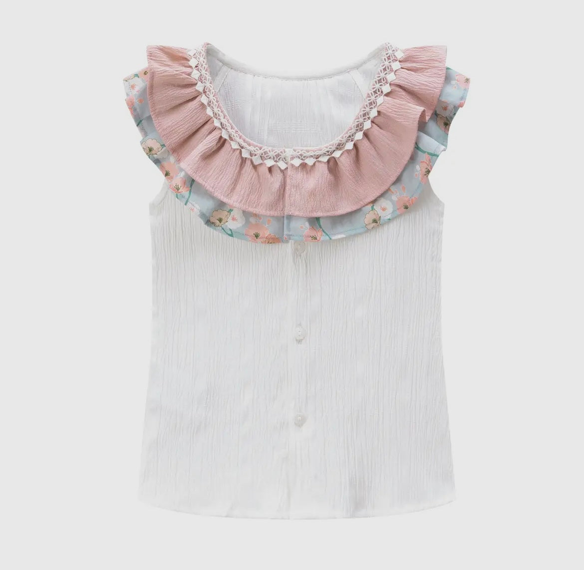 Girl Pink Floral Print Pink Set