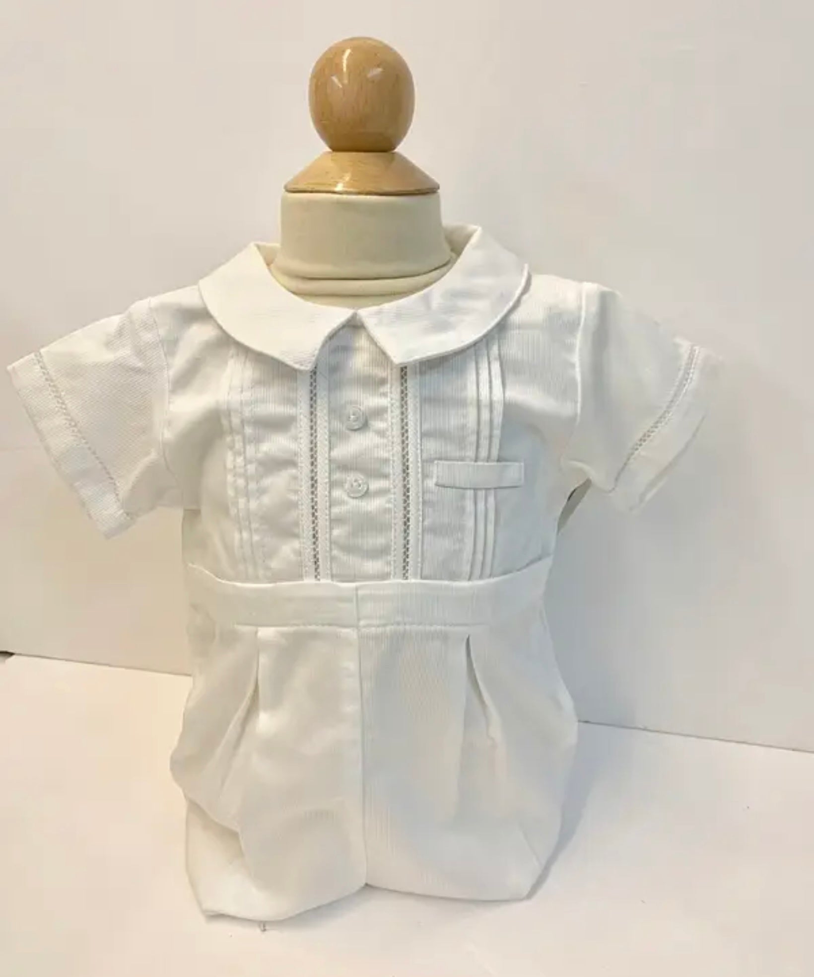 White Cotton Romper