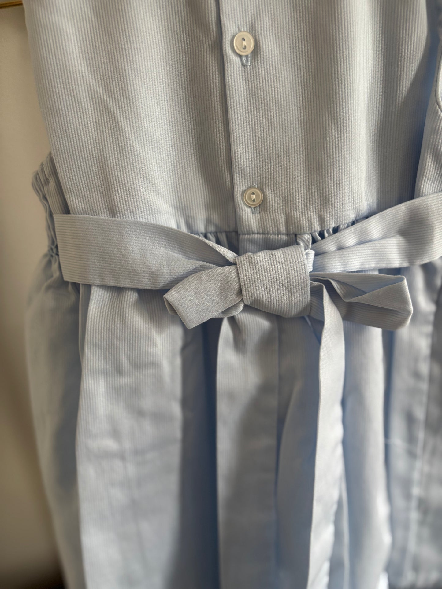 Smocked Freedom Boats Blue Toddler & Youth Girl Dress