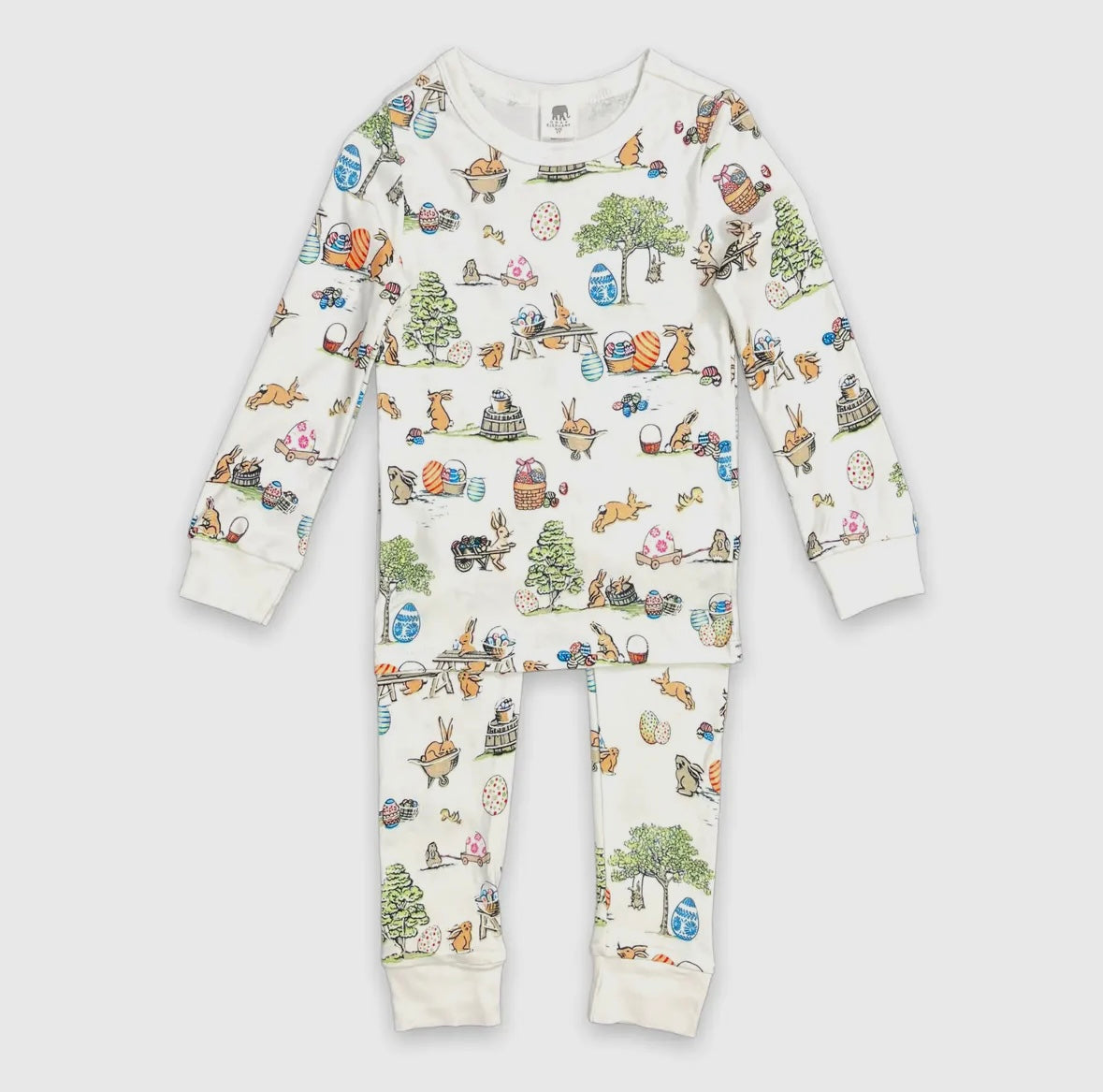 Kids Long John Pajama Set -
Egg Hunt