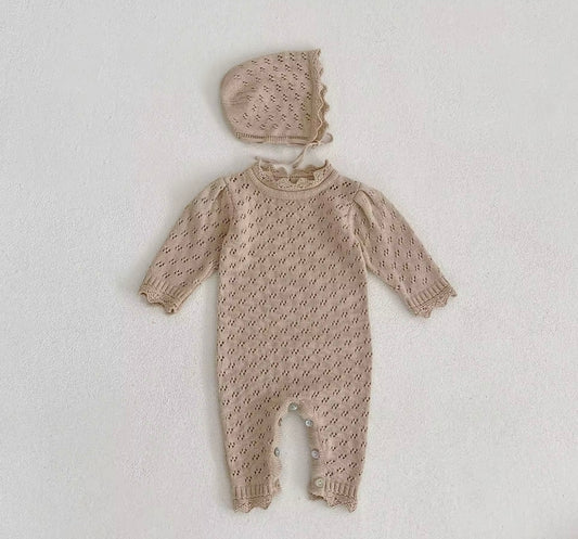 Girls Knitted Jumpsuit