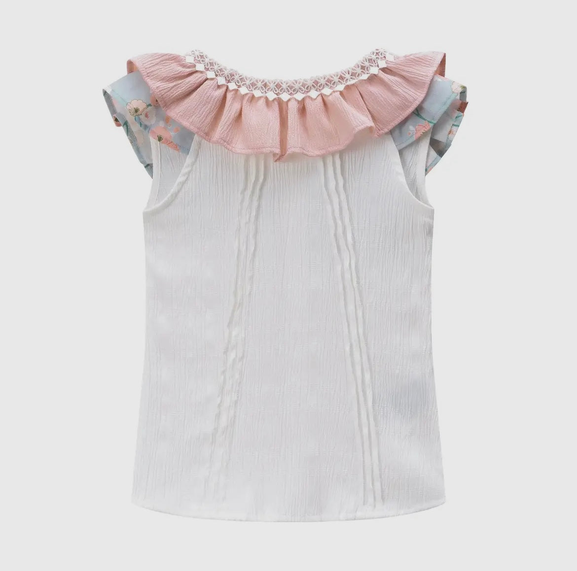 Girl Pink Floral Print Pink Set
