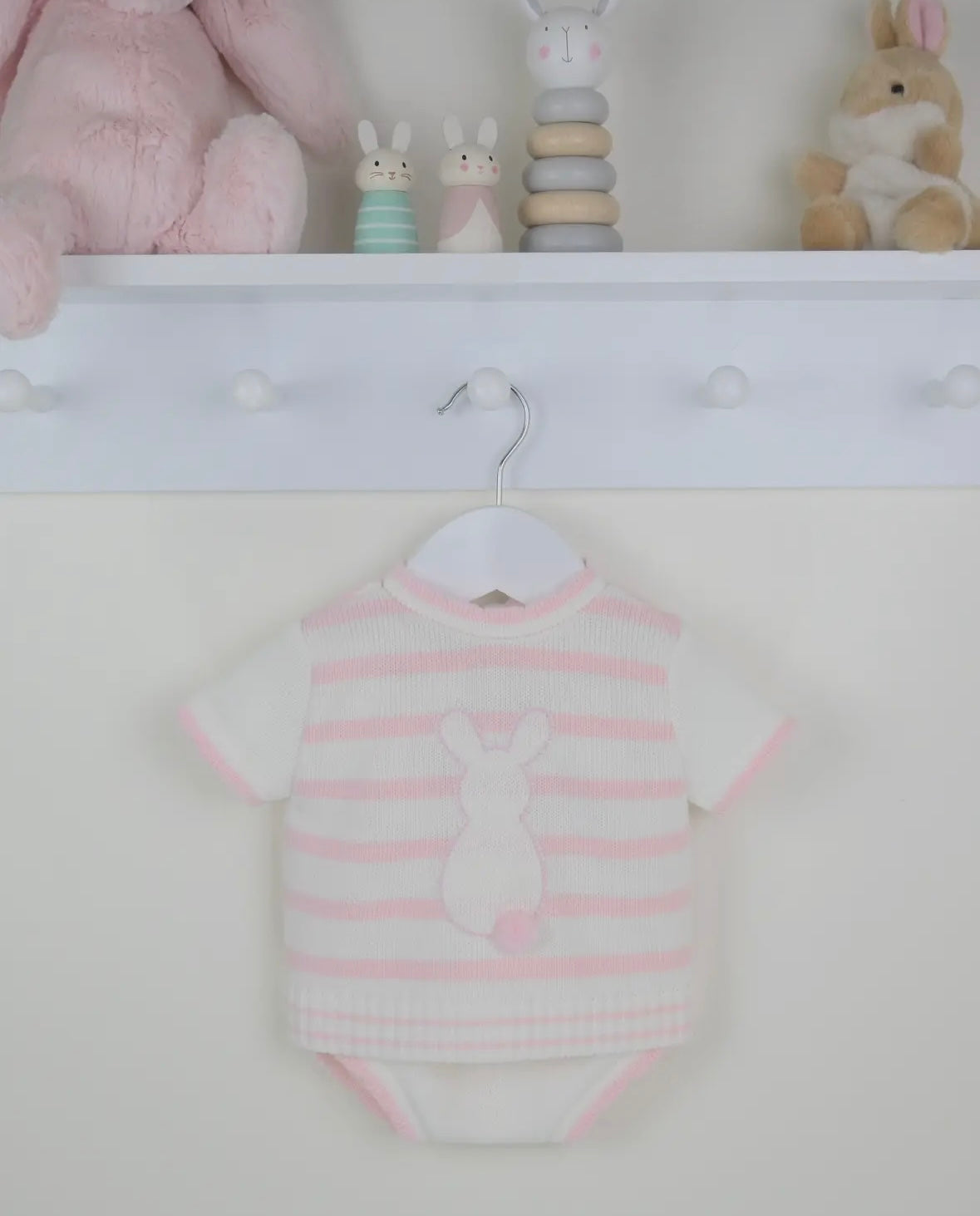 Knitted Bunny Baby Outfits