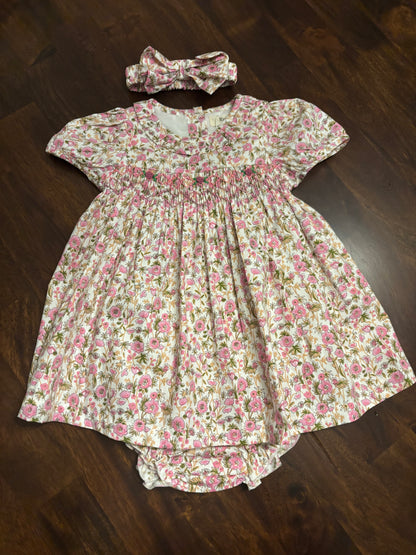 Lilac Smocked Set