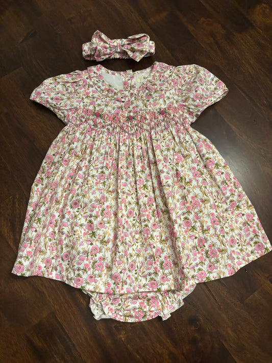 Lilac Smocked Set