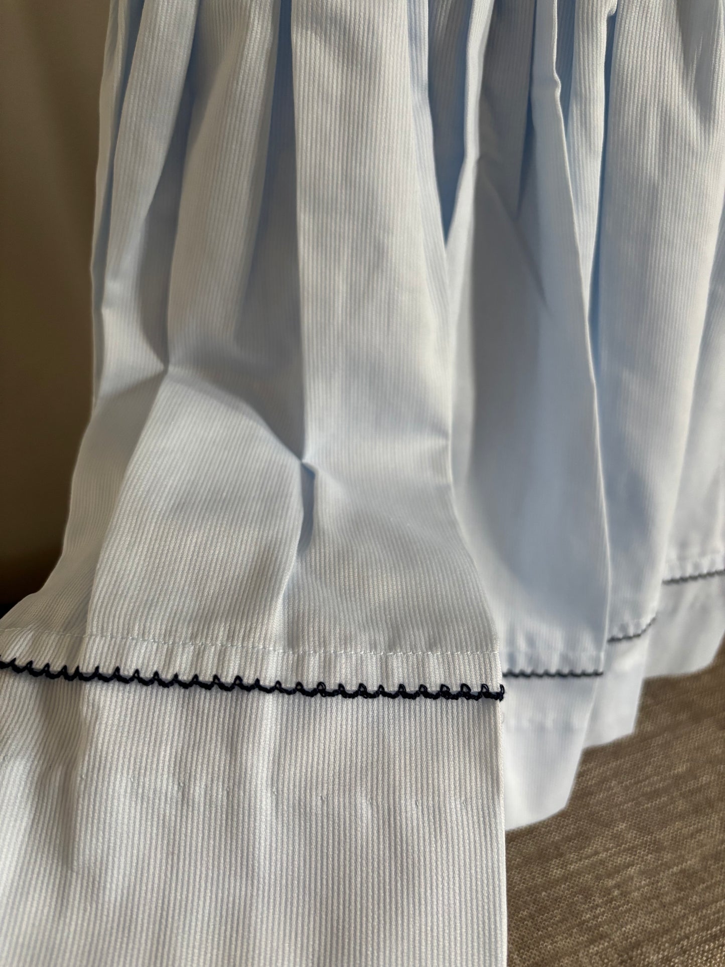 Smocked Freedom Boats Blue Toddler & Youth Girl Dress
