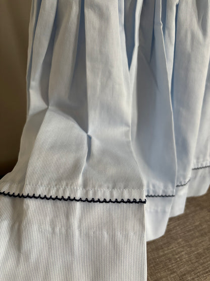 Smocked Freedom Boats Blue Toddler & Youth Girl Dress