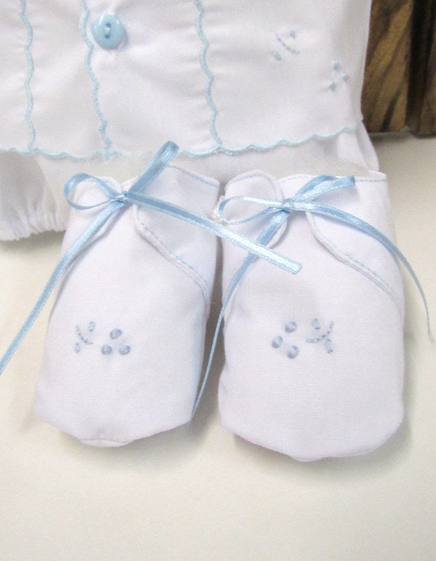 White blue set