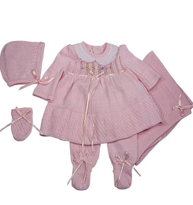 Farah Knitted Set With Blanket