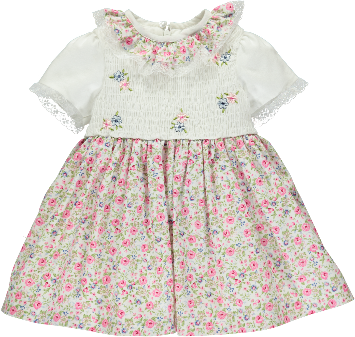 Pink Flowered Dress