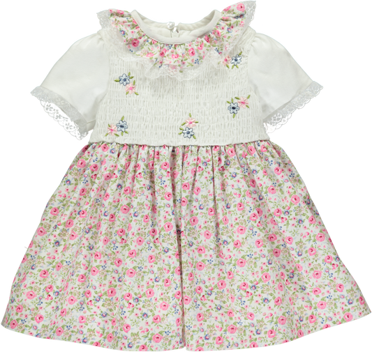 Pink Flowered Dress