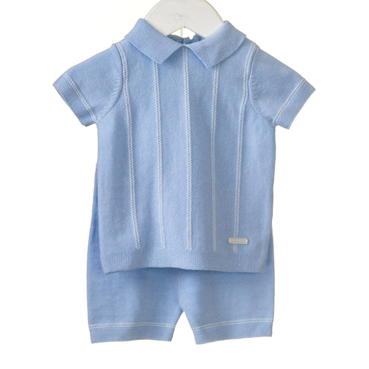 BOYS RIB 2PC FINE KNITTED SET