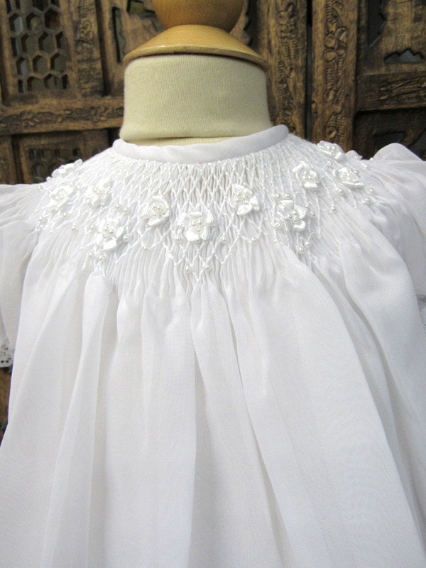 Christening Dress with Bonnet