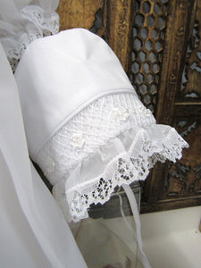 Christening Dress with Bonnet