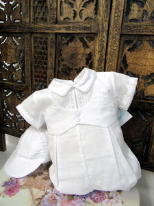 Elegant Boys Romper with Hat