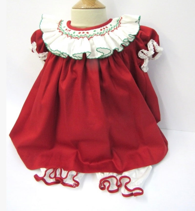 Red Baby Girl Set