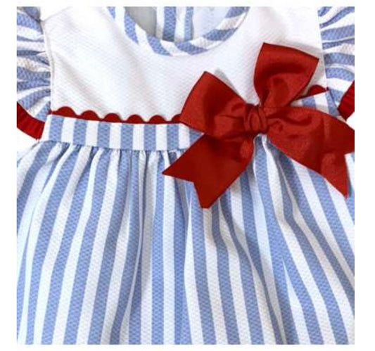 Girl Dress with Bonnet