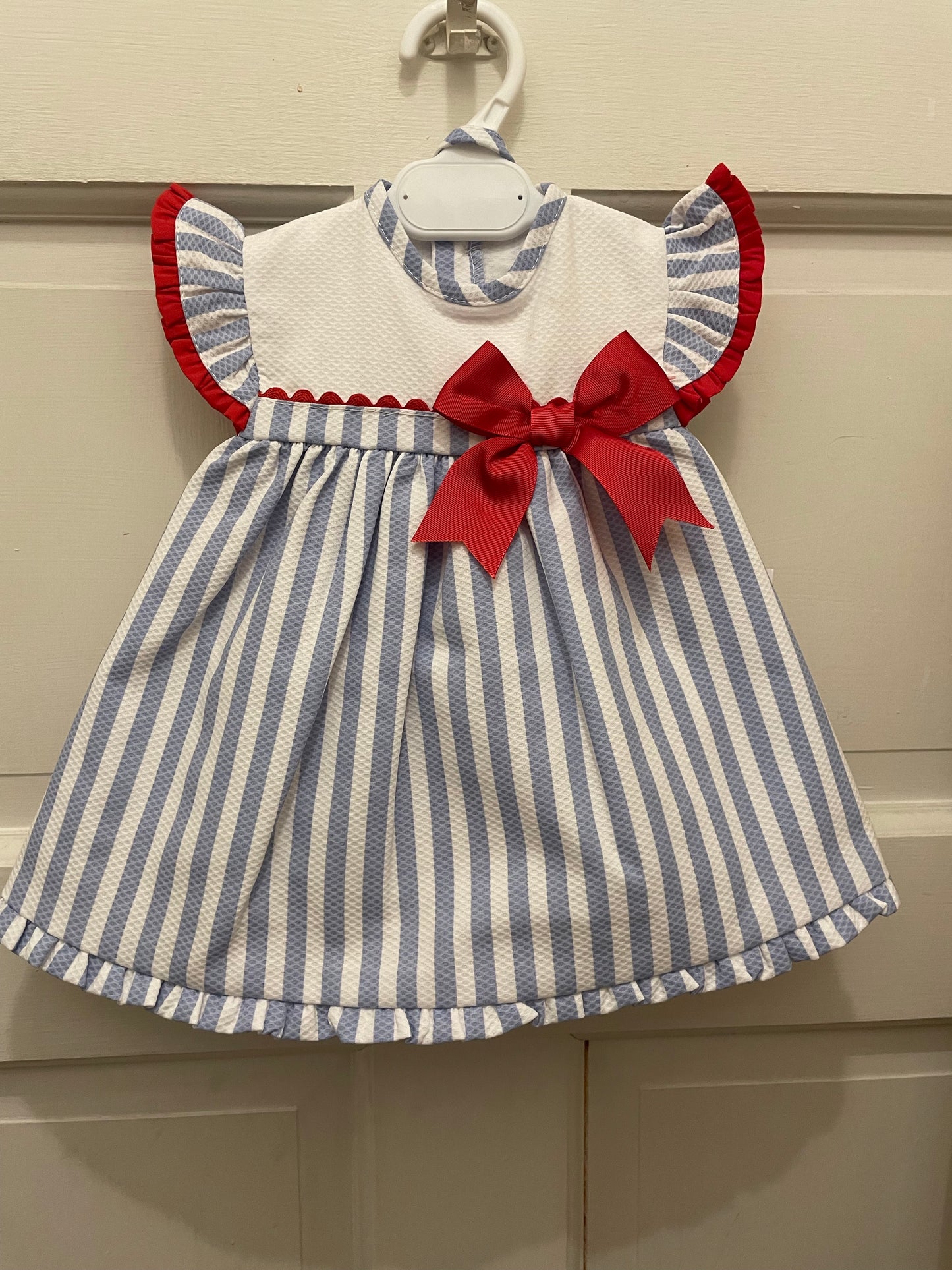 Girl Dress with Bonnet