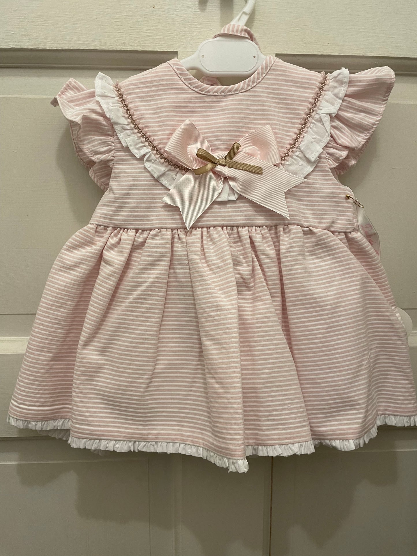 Girl Dress with Bonnet