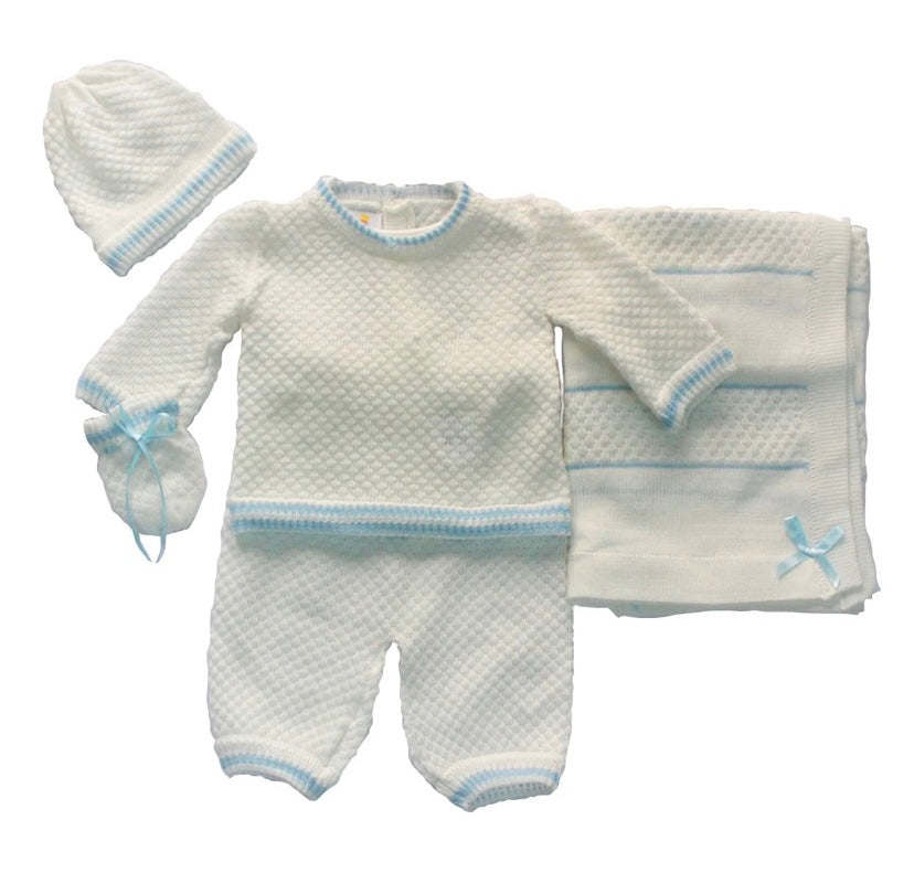 Carlos Knitted Set With Blanket