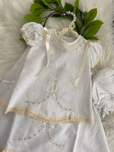 Eva linen dress set with blanket