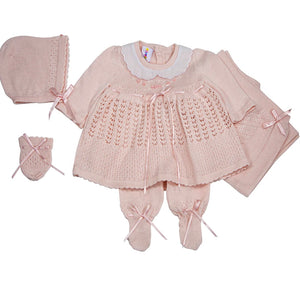 Lacey knitted set